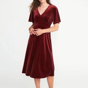 Old Navy Red Velvet Dress